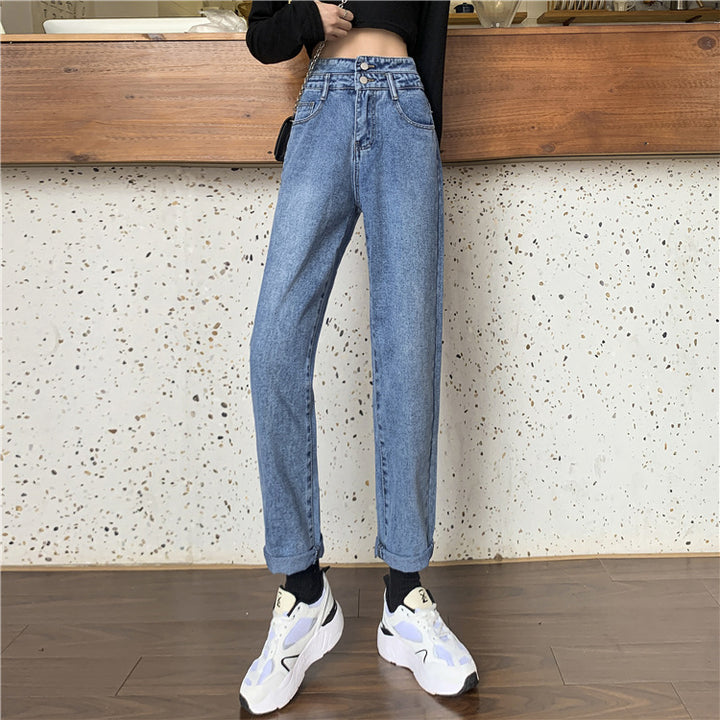 Jean Mom taille haute pour femmes avec ourlets amovibles Chic & Stil