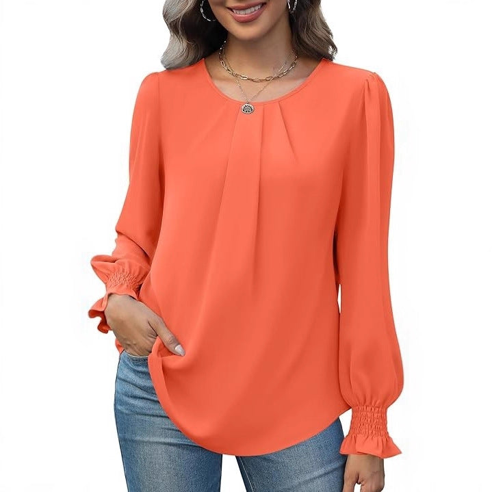 Blouse élégante pour dames avec manches bouffantes Chic & Stil