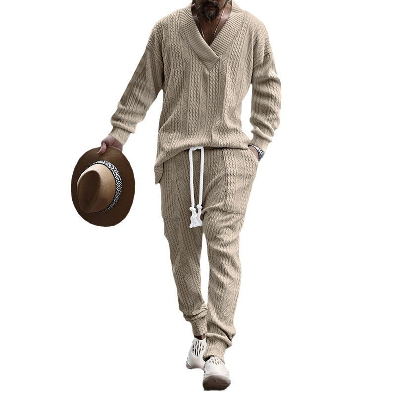Men's knit jacket and pants set Lune London