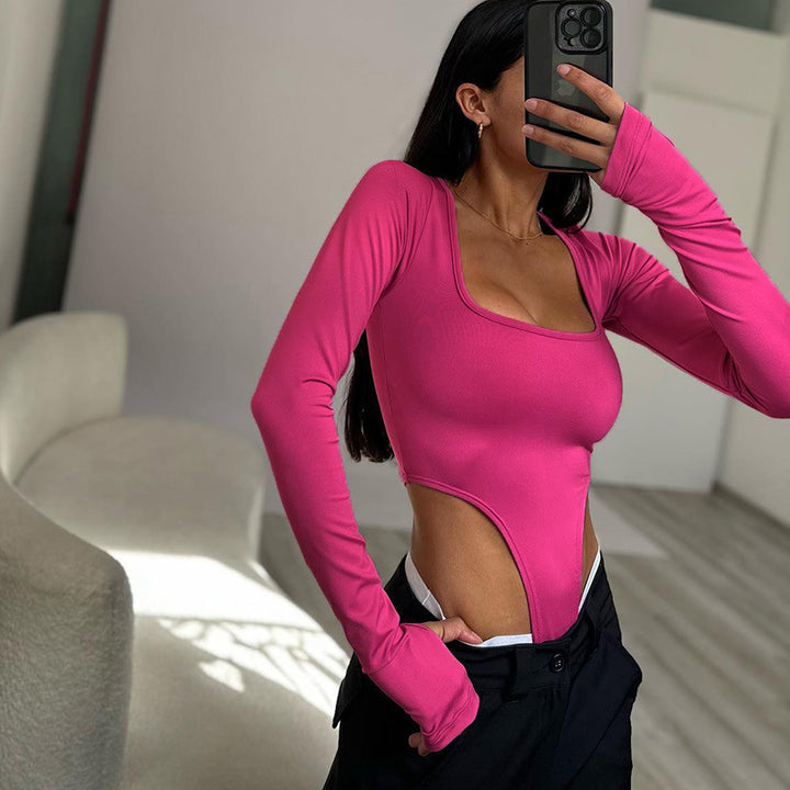 Body sculpting for women with creative cut-out details and long sleeves Lune London