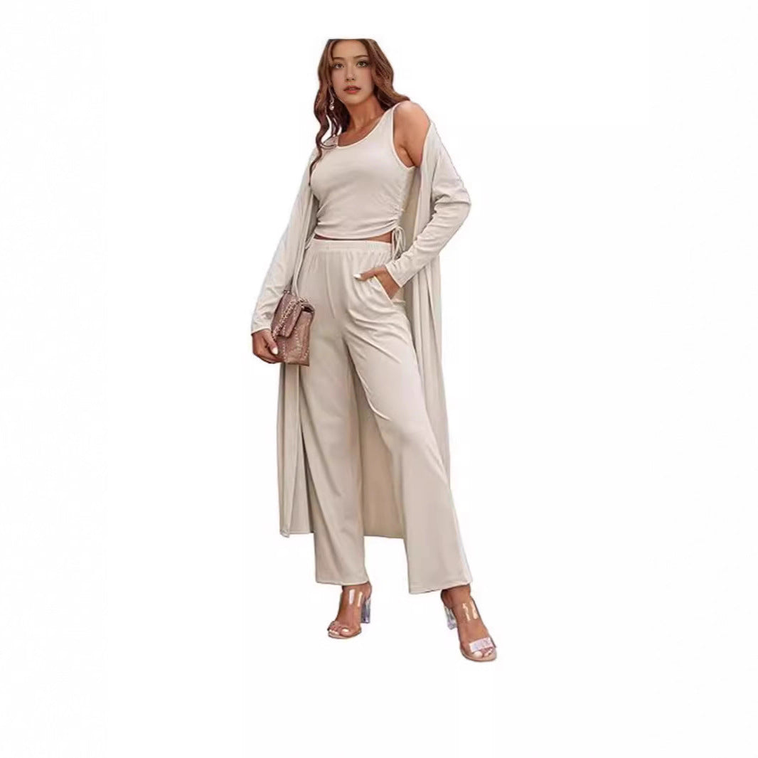 Dames élégant ensemble de salon avec long cardigan Lune London