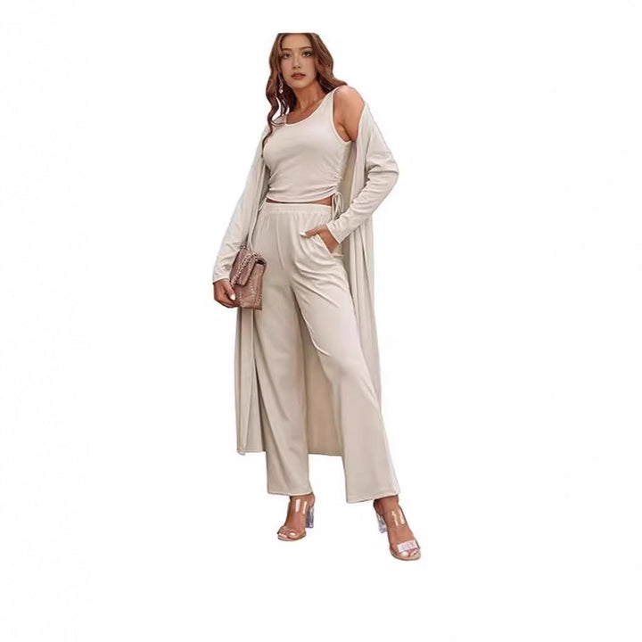 Dames élégant ensemble de salon avec long cardigan Lune London