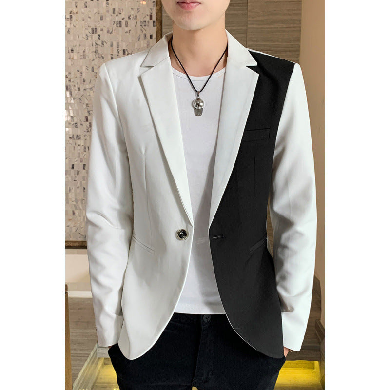 Fashionable men's jacket with asymmetrical design and functional pockets Lune London