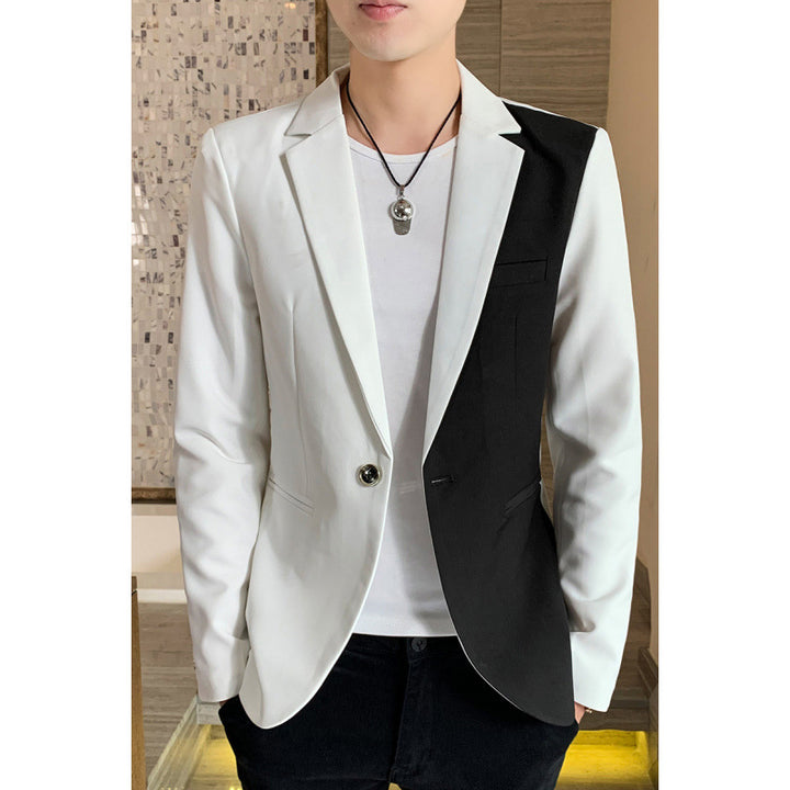 Fashionable men's jacket with asymmetrical design and functional pockets Lune London