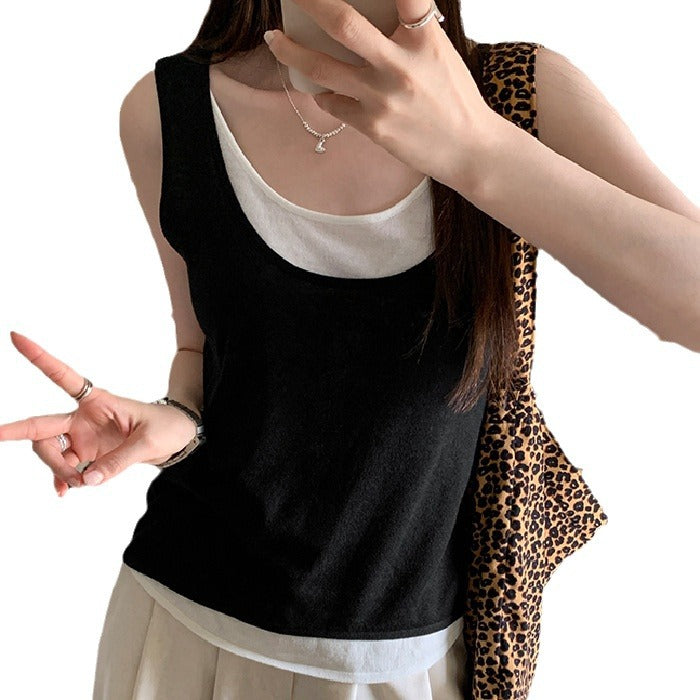 Women's long sleeve shirt with elegant layering effect Lune London