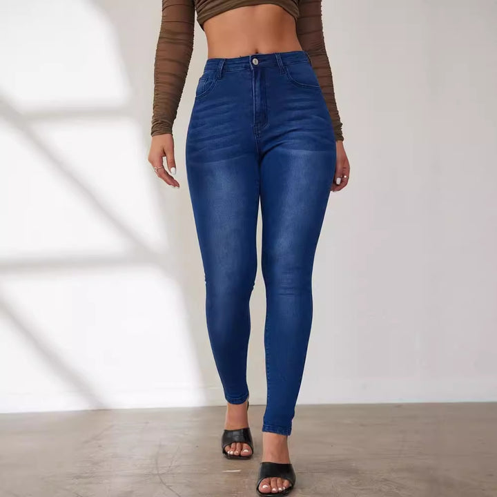 High-waisted skinny jeans for women with a fitted cut Lune London