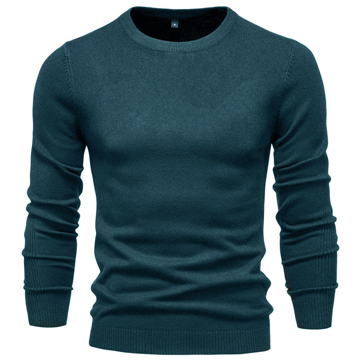 Men's Round Neck Sweater Made Of High-Quality Cotton Lune London