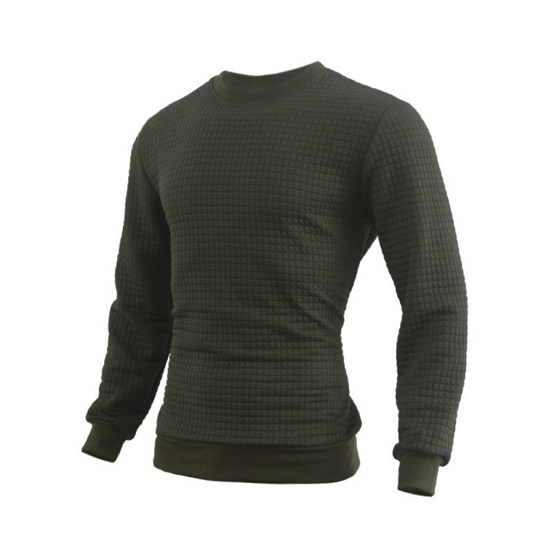 Men's sweatshirt with a unique waffle structure Lune London