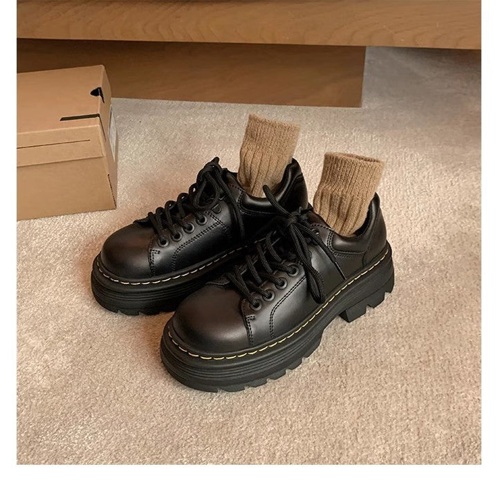 Women’s Chunky Lace-Up Shoes with Non-Slip Sole for Daily Wear | Lune London