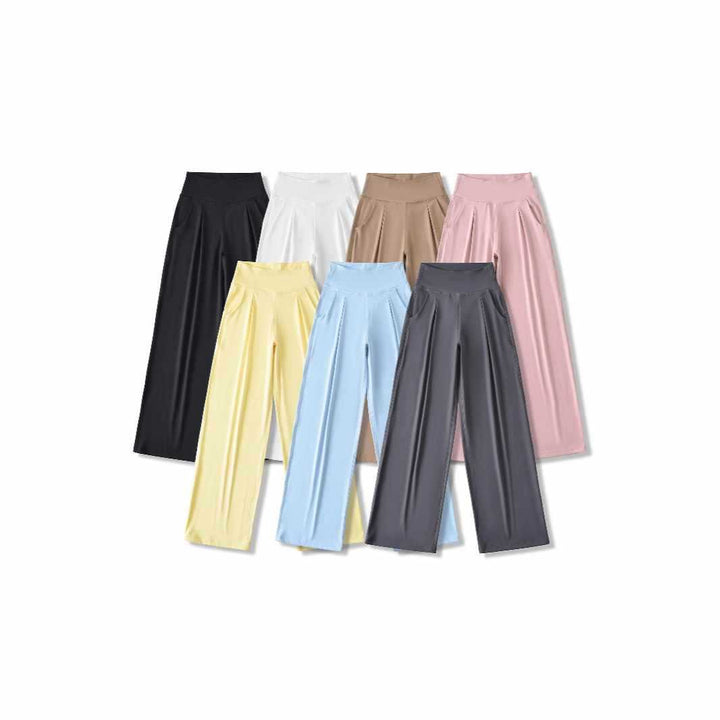 Elegant high-waisted palazzo pants for women Lune London