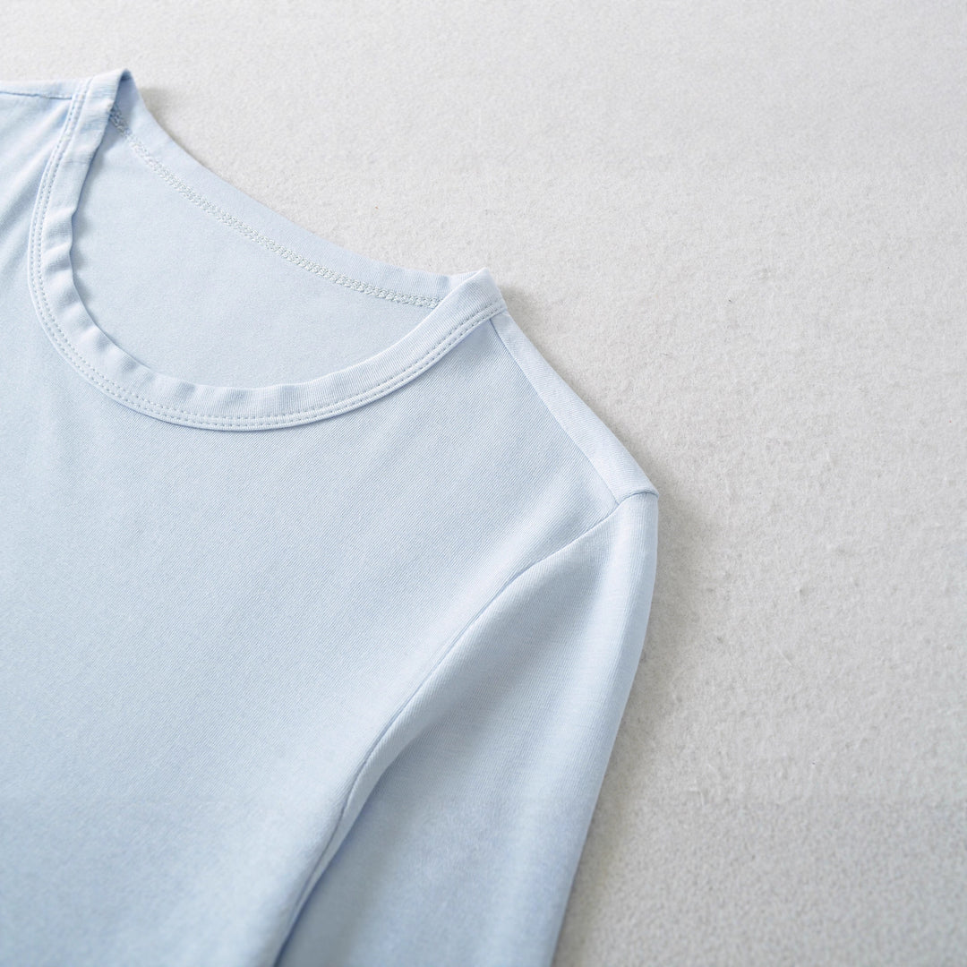 Lune London long sleeve blouse for women with gathers