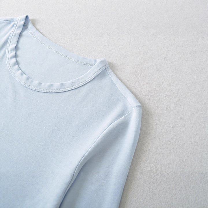 Lune London long sleeve blouse for women with gathers