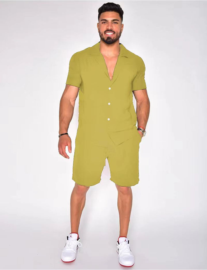 Short Sleeve Shirt for Men Set Lune London