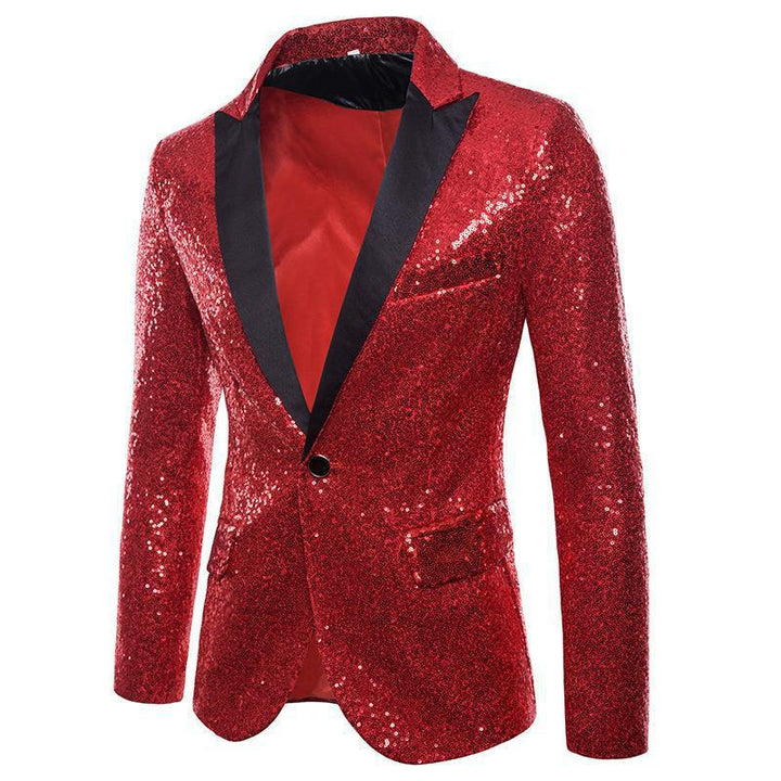 Sequin blazer for men with a shiny finish and elegant cut Lune London