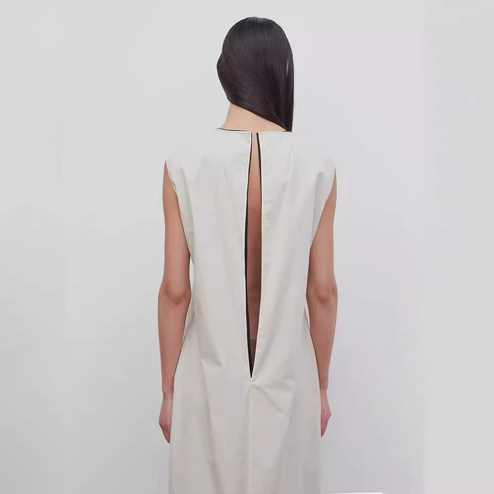 Robe maxi fluide pour femmes avec encolure large Chic & Stil