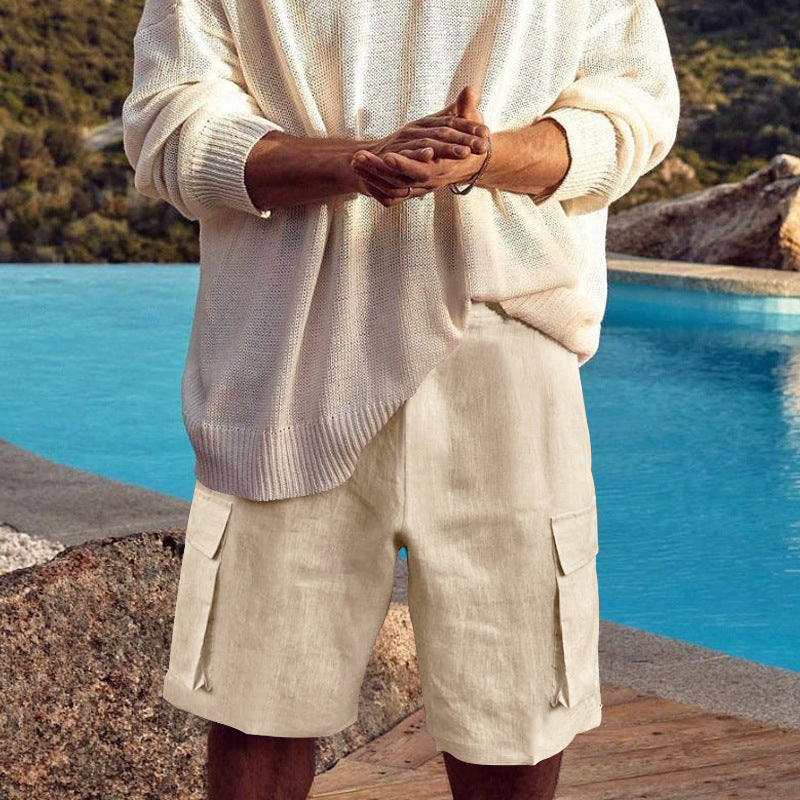 Casual cargo shorts for men with practical side pockets and comfortable fit Lune London