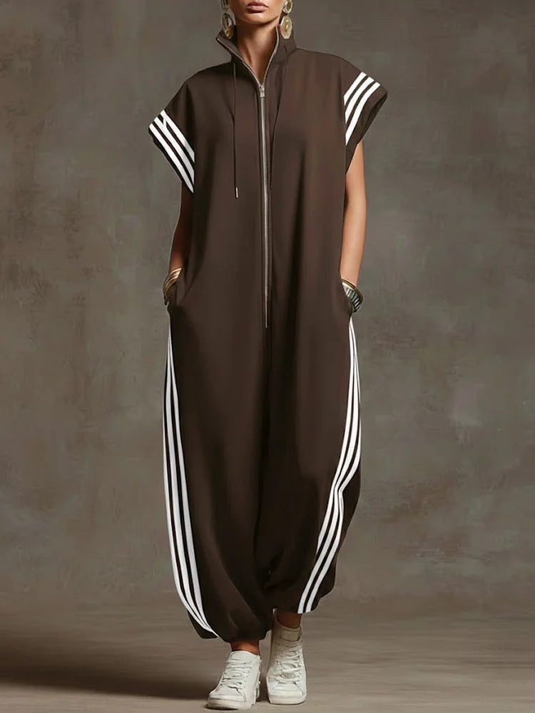 Women Stylish Jumpsuit with Modern Contrasts Lune London