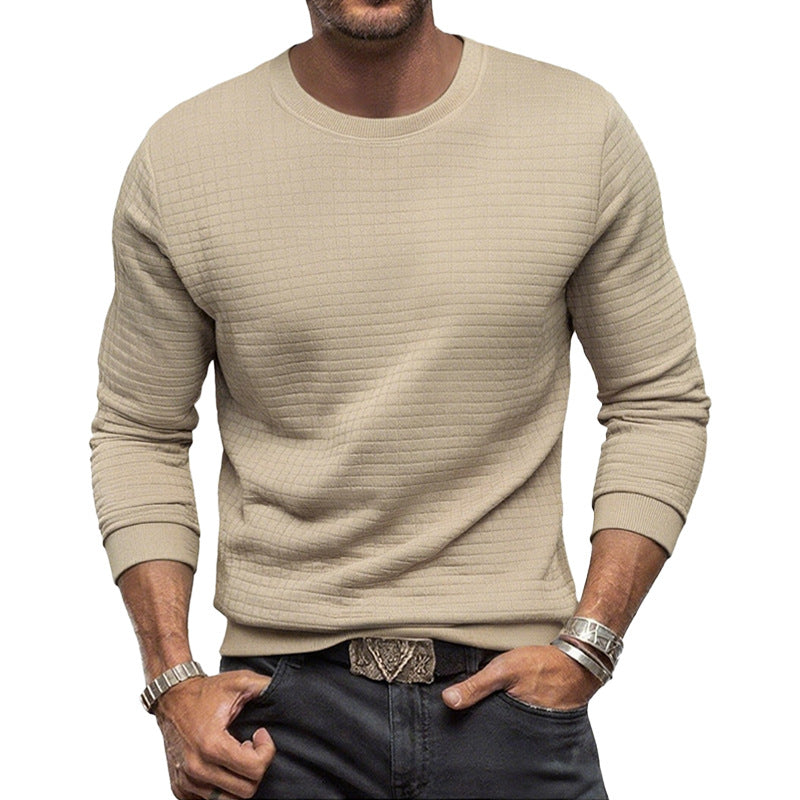Men's sweatshirt with textured surface material Lune London