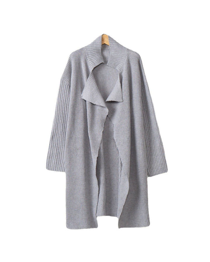 Women’s knit coat Galerie with relaxed fit and modern details Lune London