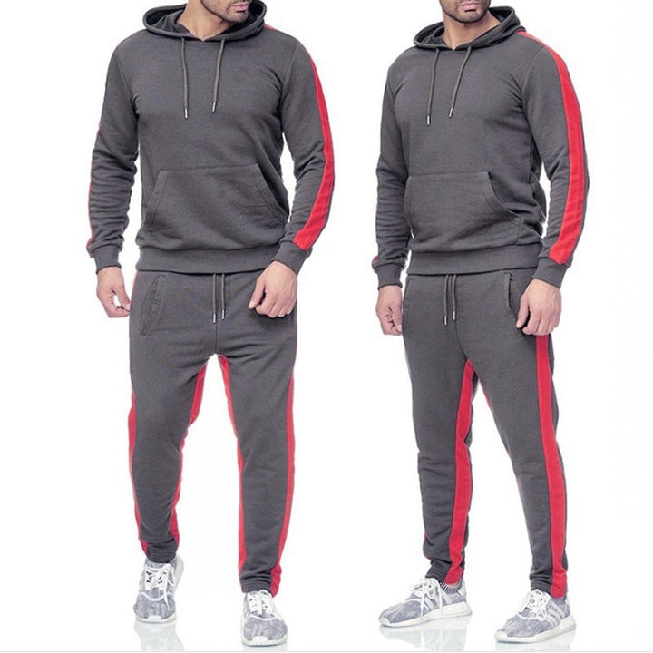 Men's sports tracksuit with contrasting side stripes Lune London