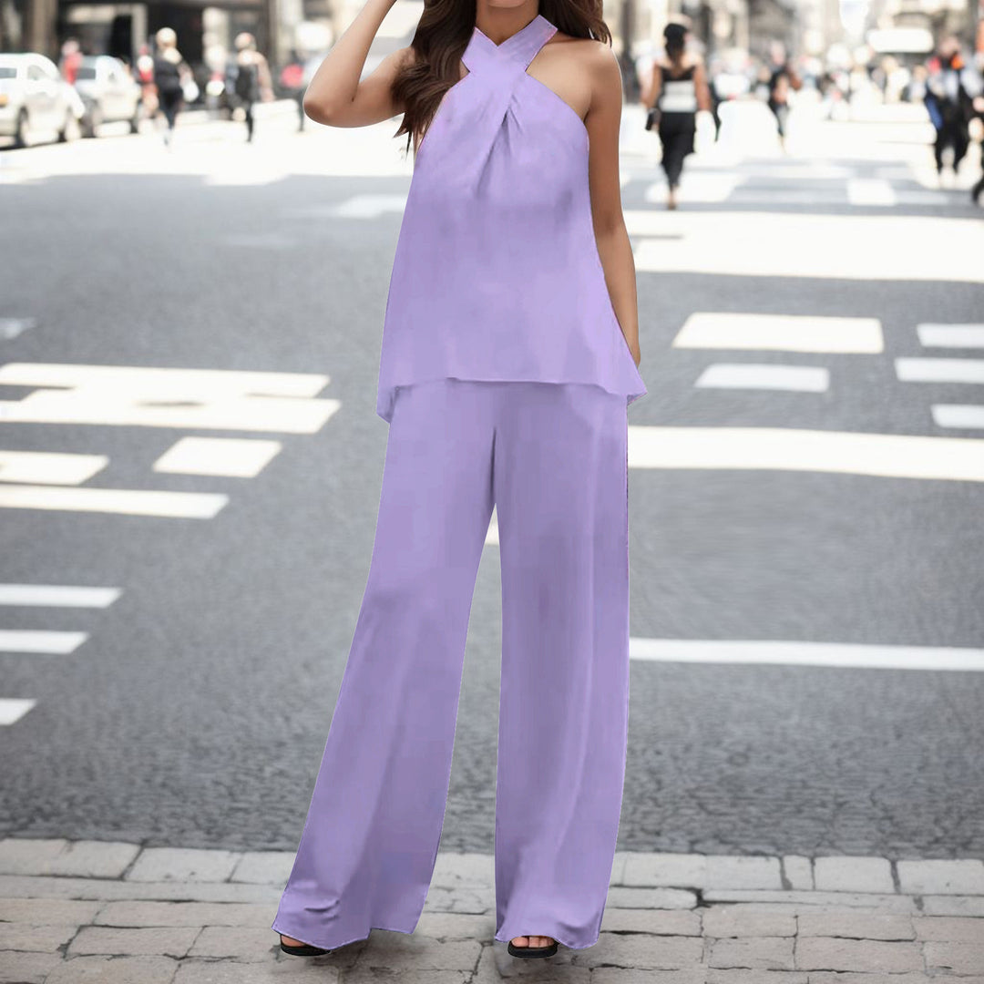 Ladies Elegant and airy jumpsuit in recycled fabric Lune London