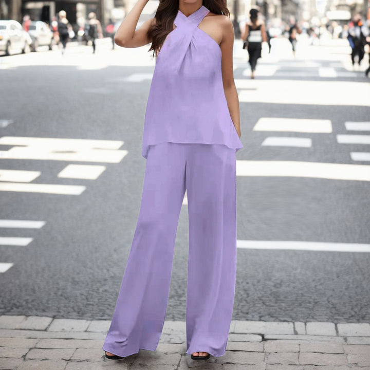 Ladies Elegant and airy jumpsuit in recycled fabric Lune London
