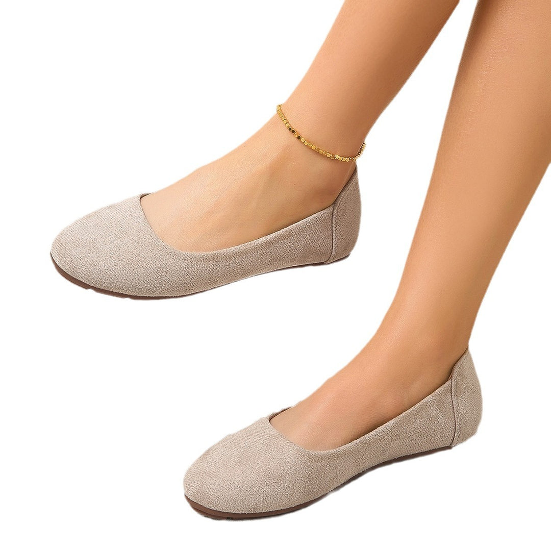 Ladies Comfortable Soft Suede Slippers with Non-Slip Sole Lune London