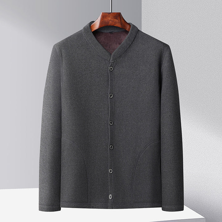 Women Classic knitted cardigan with elegant button placket Lune London
