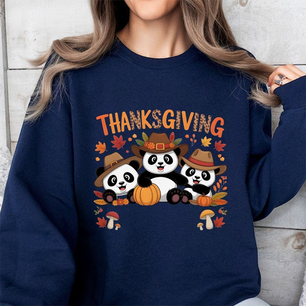 Sweat-shirt pour femmes avec design d'animal amusant et motif d'automne Chic & Stil
