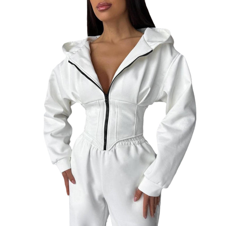 Women casual chic sweatshirt set
