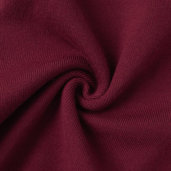 Ensemble de mode féminin tricoté avec col zippé et coupe ample Chic & Stil