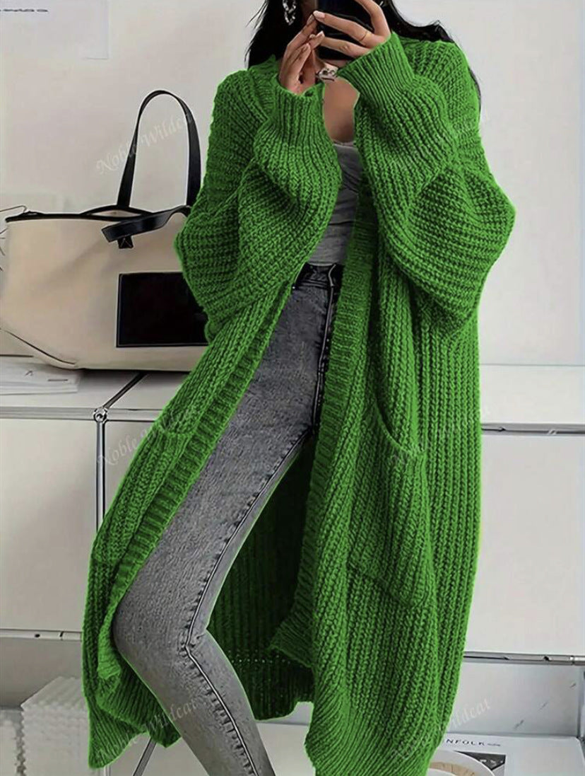 Oversized knitted coat for women Lune London