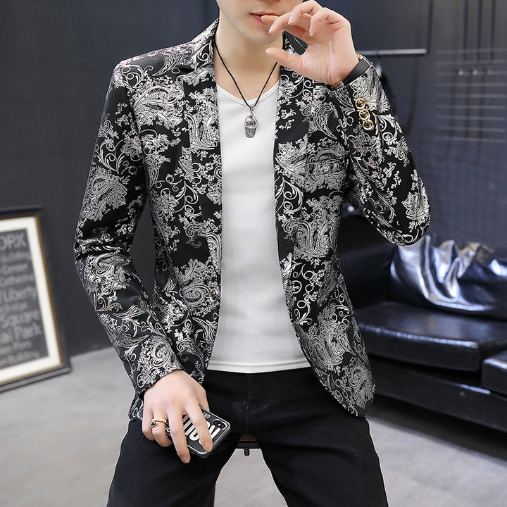 Veste élégante pour homme avec motif jacquard luxueux Lune London