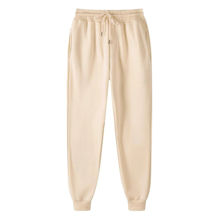 Comfortable training pants for ladies with elastic waistband and side pockets Lune London