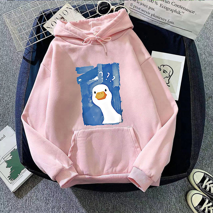 Women's Hoodie with Playful Duck Motif Chic & Stil 1772613013