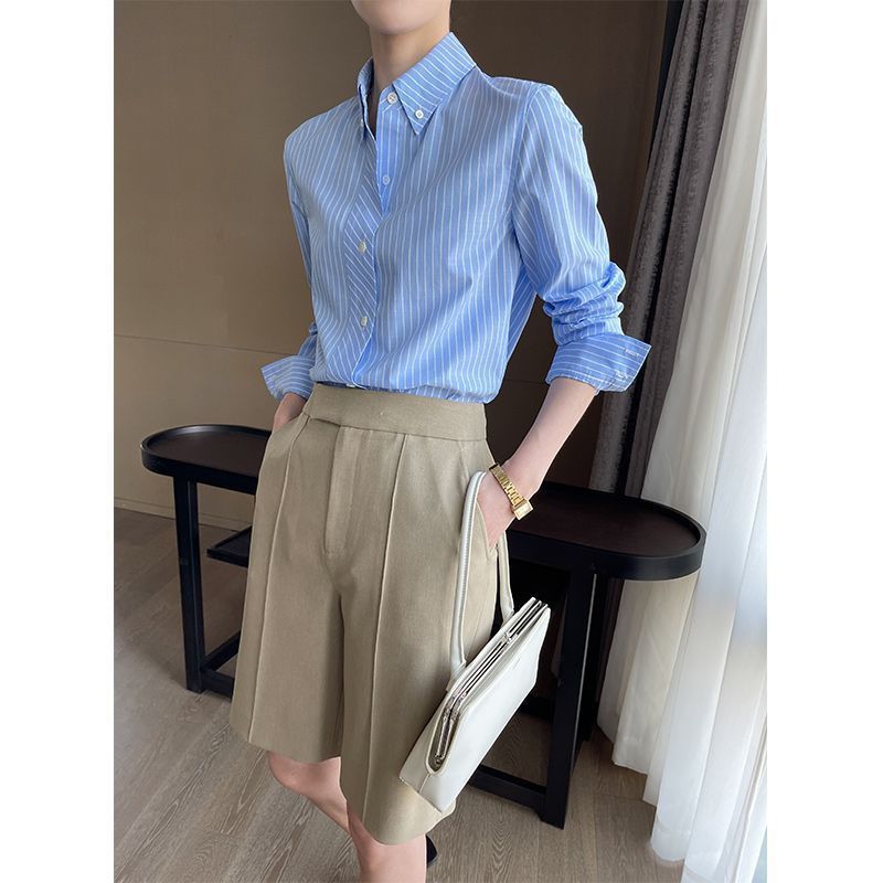 Blouse rayée classique pour femmes Chic & Stil