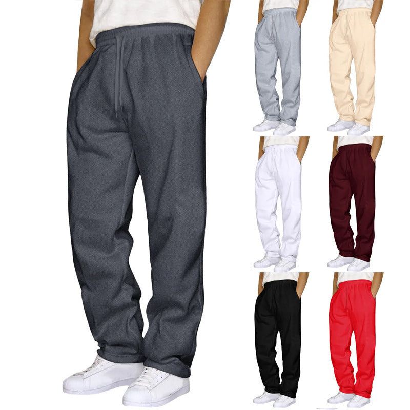 Women's comfortable casual pants with elastic waistband and practical side pockets Chic & Stil