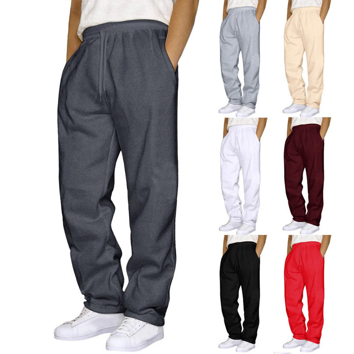 Women's comfortable casual pants with elastic waistband and practical side pockets Chic & Stil