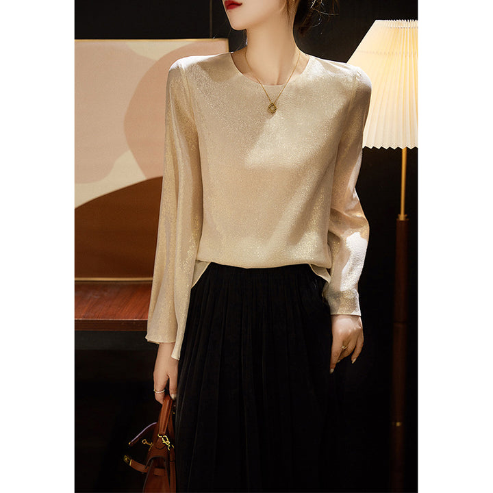 Elegant and sparkling long-sleeve top for women Lune London