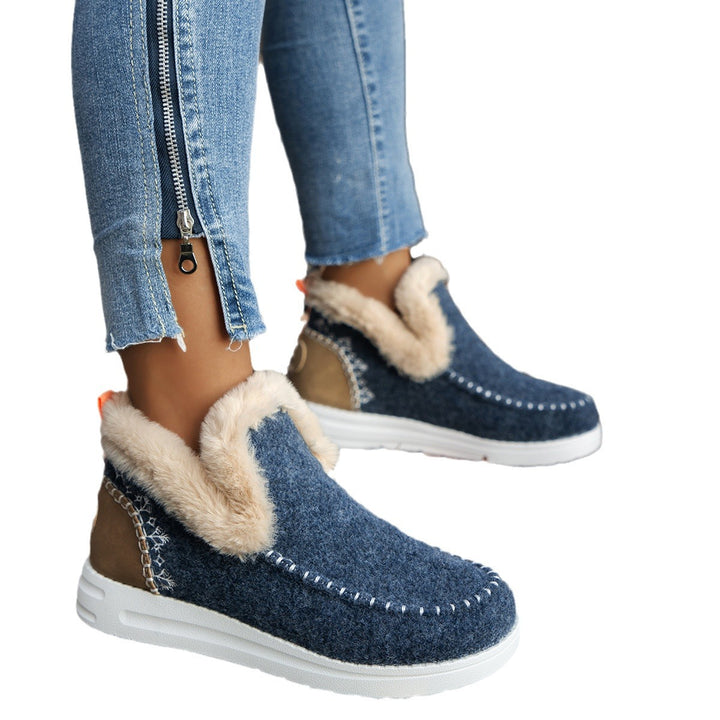 Ladies Comfortable Cushioned Sneakers with Stylish Velcro Closure and Anti-Slip Sole Lune London