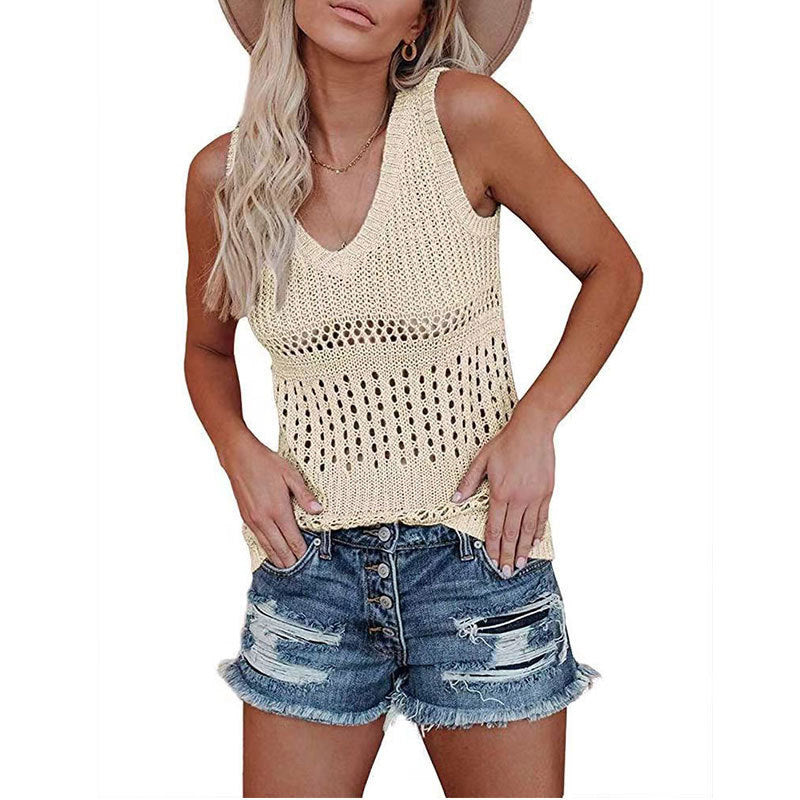 Women's knit top with a versatile diamond pattern Lune London