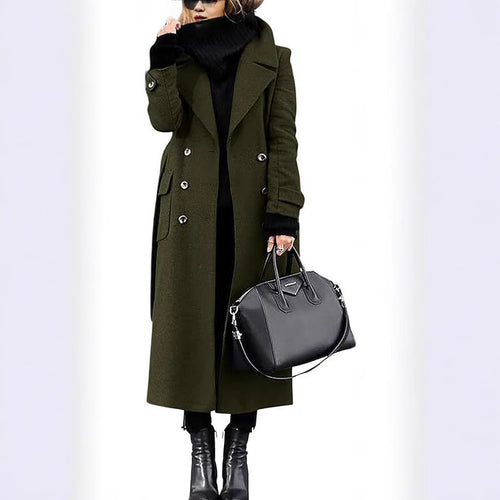 Ladies elegant wool coat Lune London