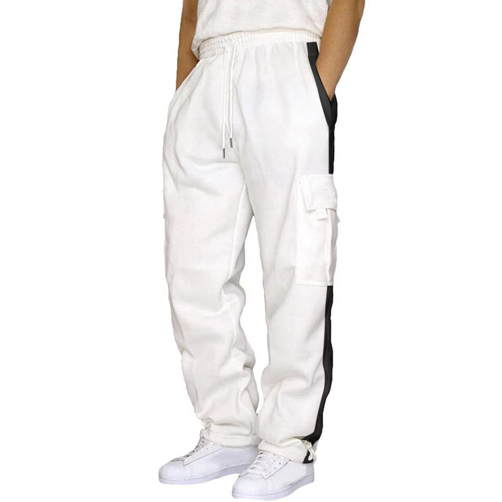 Men's cargo pants with practical side pockets and elastic waist Lune London