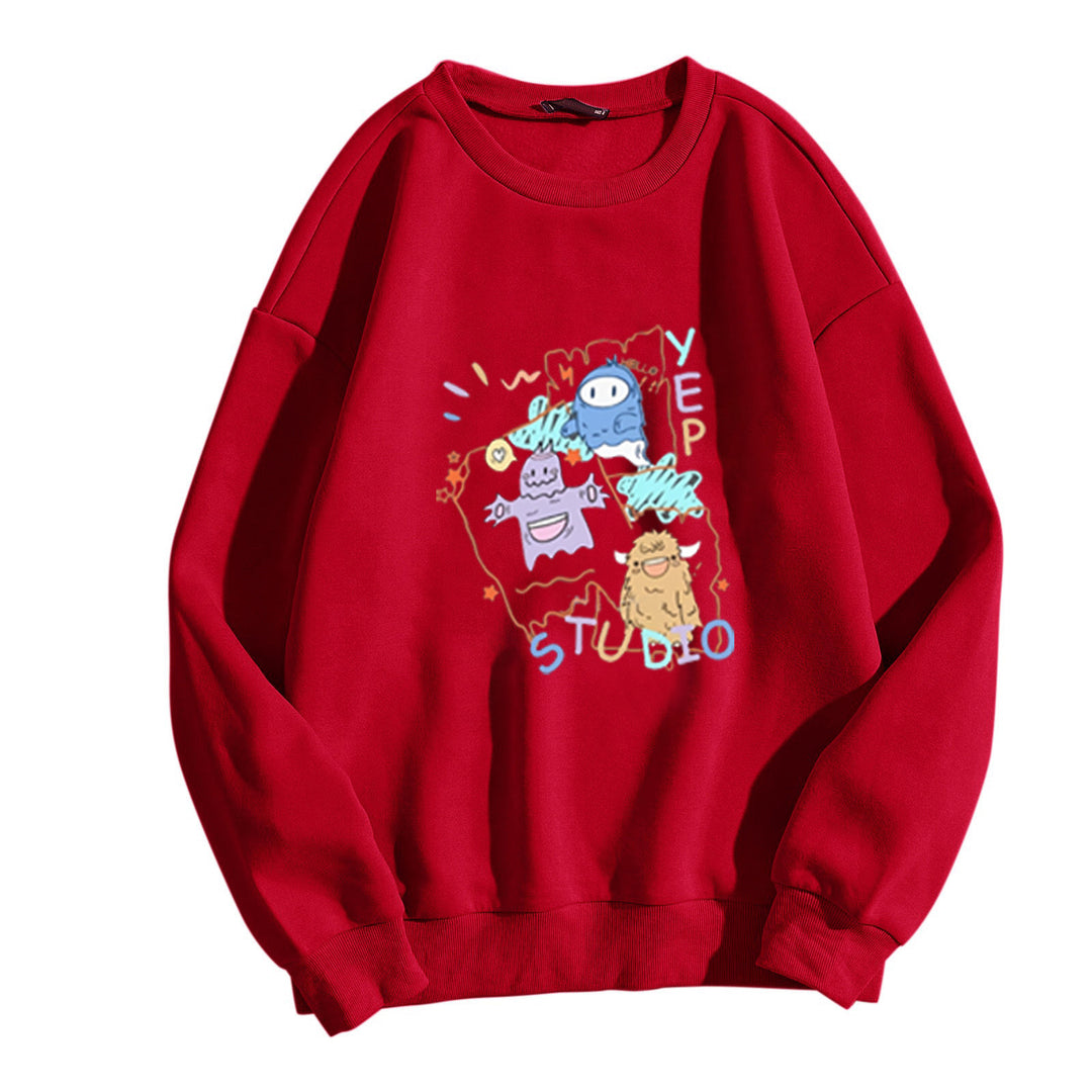 Women's casual sweatshirt with creative graphic design Chic & Stil