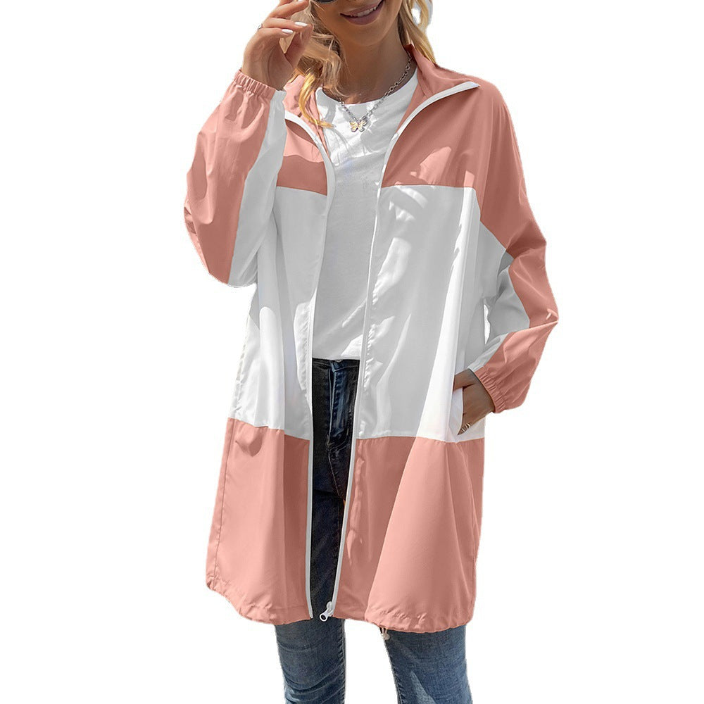 Women's transitional jacket with high collar and sporty fit Lune London