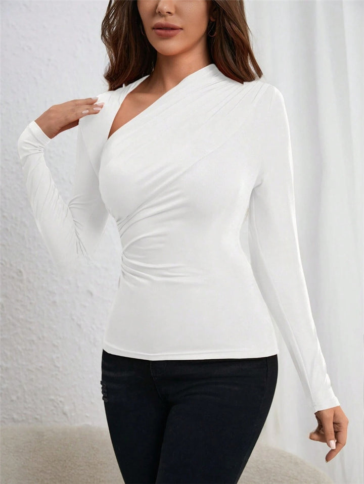 Long sleeve body for women with a unique wrap design Lune London