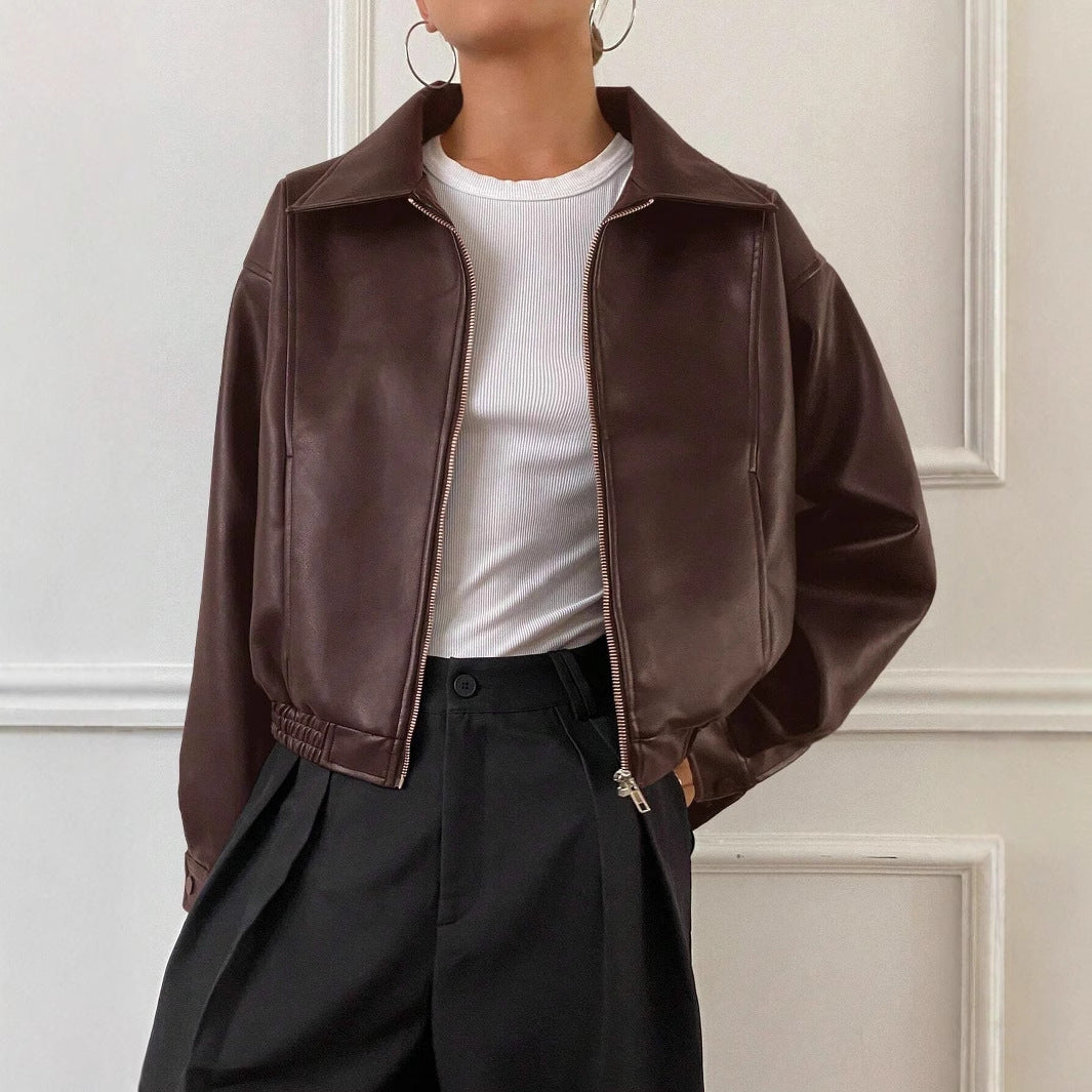 Trendy fleece jacket for ladies with zipper Lune London