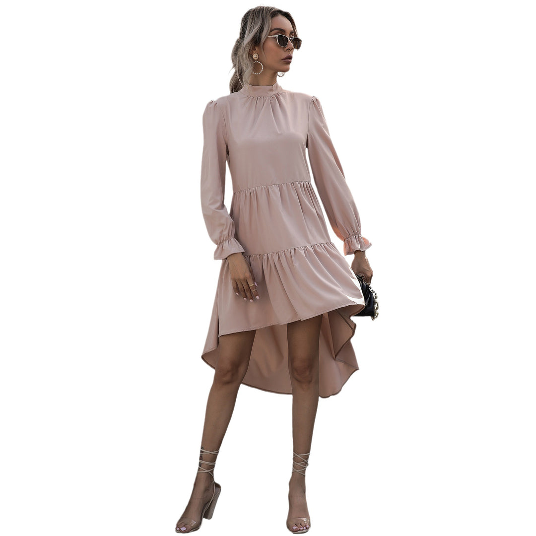 Ladies Elegant and casual mini dress with ruffles Lune London