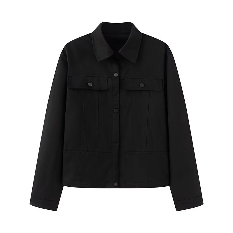 Modern utility style women's jacket with stylish pockets Lune London