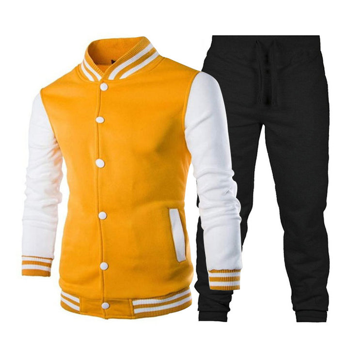 Men's sports training suit with jacket and jogger pants Lune London
